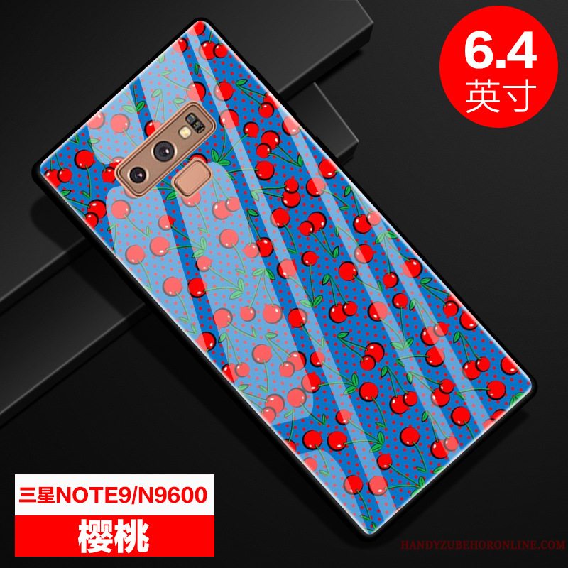 Etui Samsung Galaxy Note 9 Kreativ Anti-fald Grøn, Cover Samsung Galaxy Note 9 Beskyttelse Glas Telefon