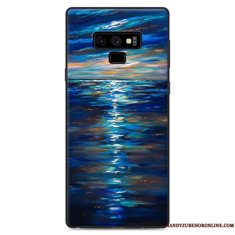 Etui Samsung Galaxy Note 9 Kreativ Lilla Telefon, Cover Samsung Galaxy Note 9 Beskyttelse Af Personlighed Ny