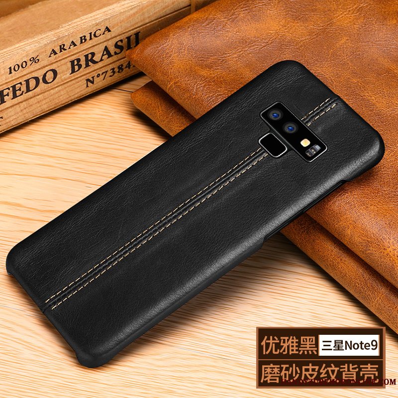 Etui Samsung Galaxy Note 9 Luksus Ny Brun, Cover Samsung Galaxy Note 9 Læder Business Af Personlighed