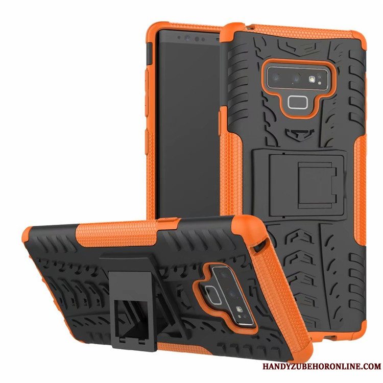 Etui Samsung Galaxy Note 9 Support Rød Mønster, Cover Samsung Galaxy Note 9 Beskyttelse Anti-fald Af Personlighed