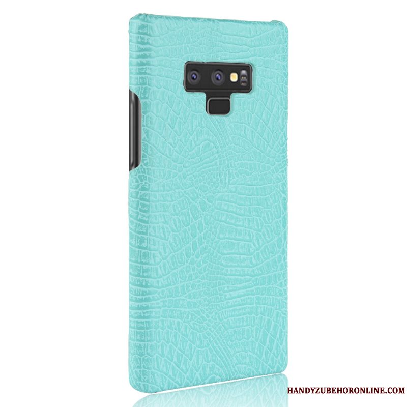 Etui Samsung Galaxy Note 9 Tasker Hård Telefon, Cover Samsung Galaxy Note 9 Beskyttelse Nubuck Rød