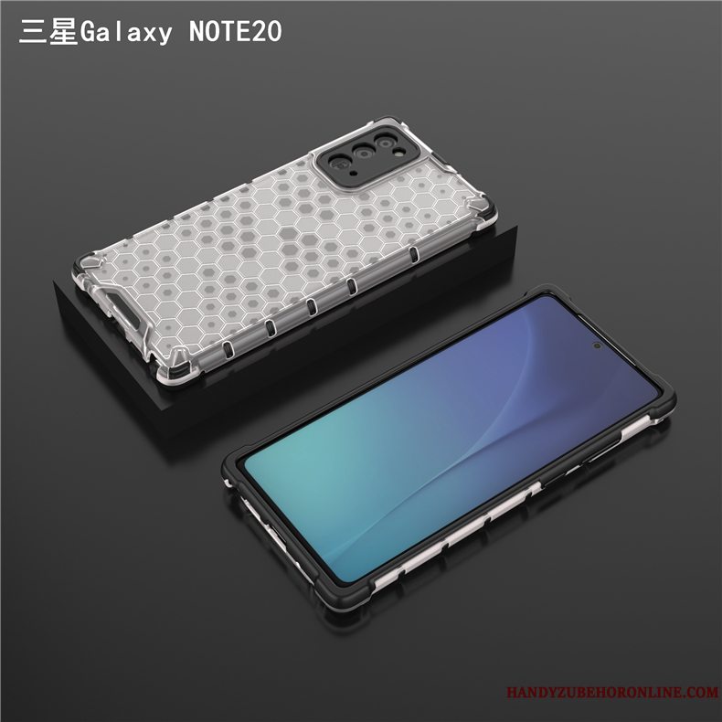 Etui Samsung Galaxy Note20 Tasker Gasbag Let Tynd, Cover Samsung Galaxy Note20 Beskyttelse Gennemsigtig Super