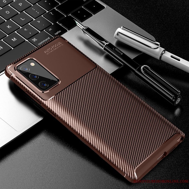 Etui Samsung Galaxy Note20 Tasker Telefonsimple, Cover Samsung Galaxy Note20 Support Trendy Nubuck