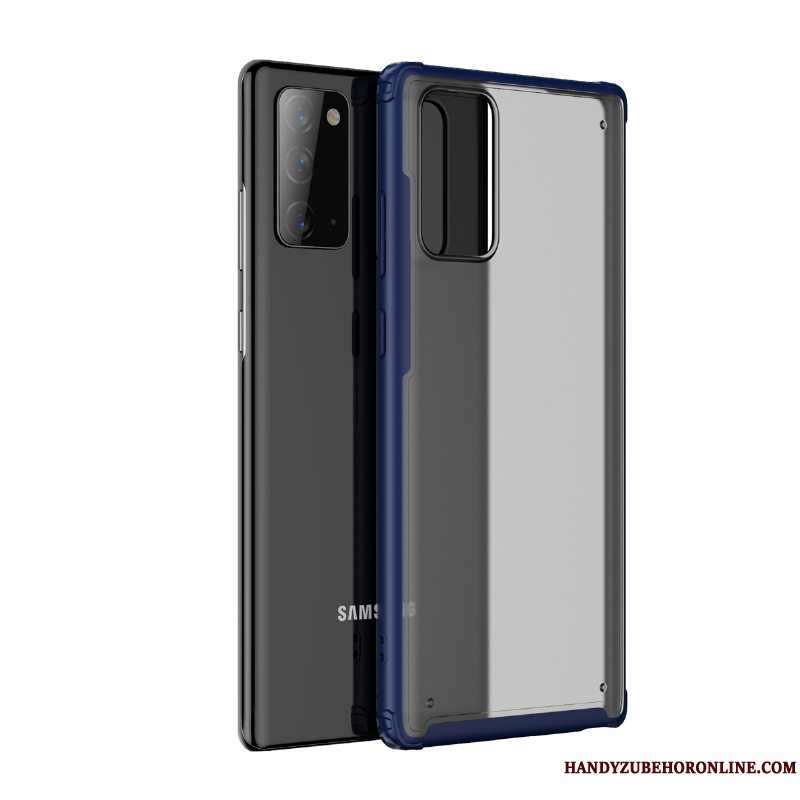 Etui Samsung Galaxy Note20 Tasker Telefontrendy, Cover Samsung Galaxy Note20 Silikone Anti-fald Rød