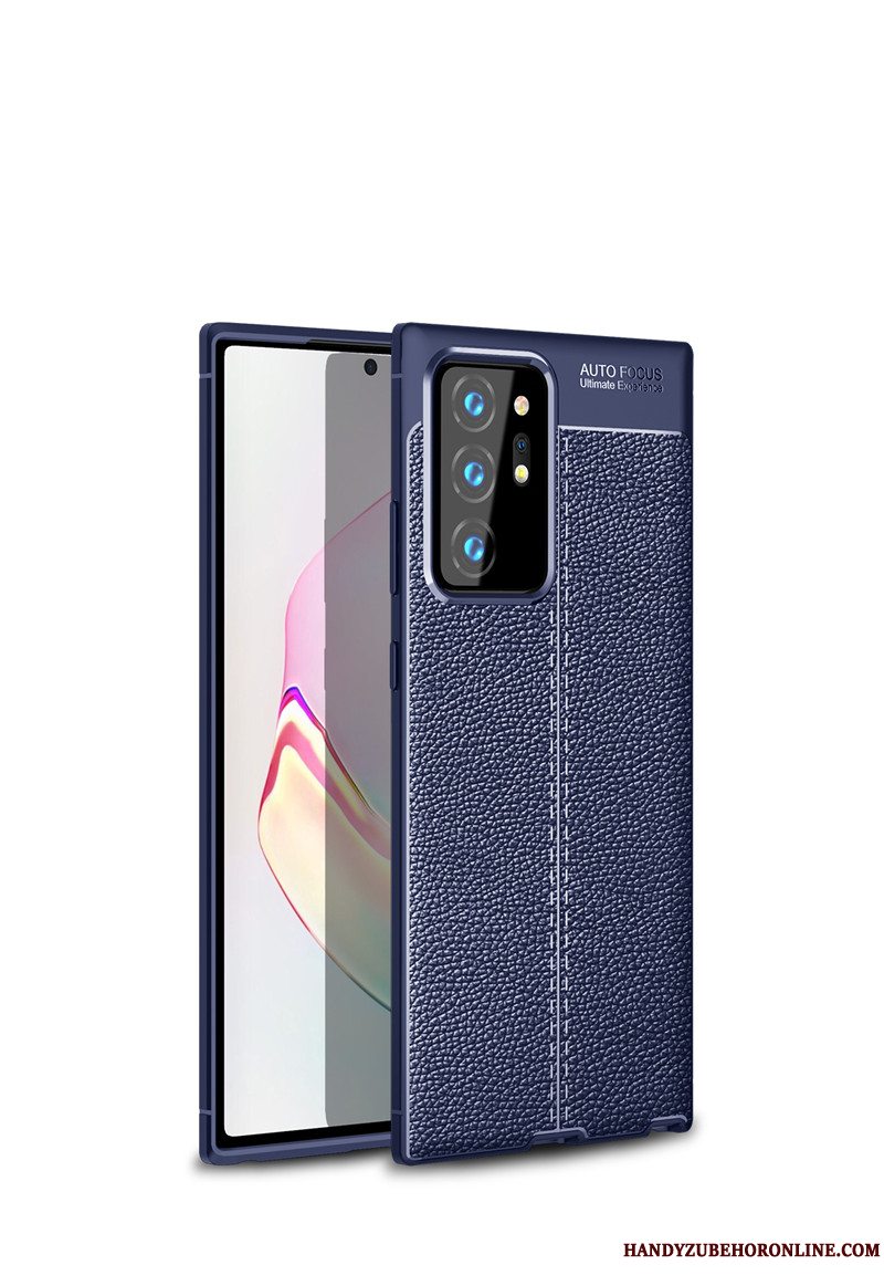 Etui Samsung Galaxy Note20 Ultra Læder Mønster Af Personlighed, Cover Samsung Galaxy Note20 Ultra Tasker Sort Telefon