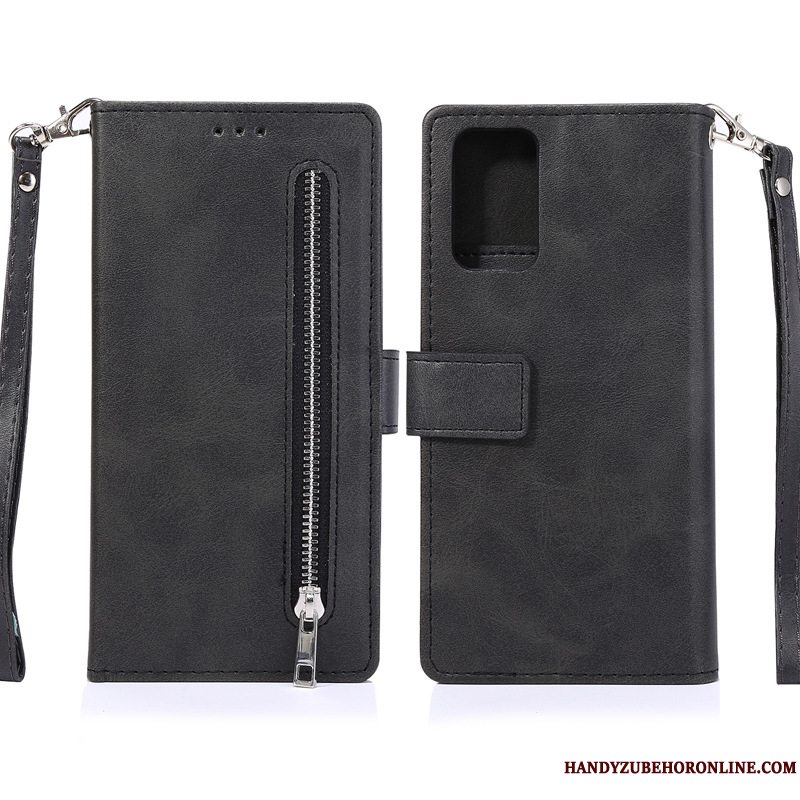 Etui Samsung Galaxy Note20 Ultra Læder Rød, Cover Samsung Galaxy Note20 Ultra