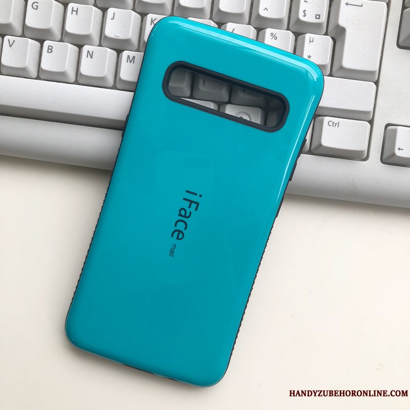 Etui Samsung Galaxy S10 5g Anti-fald Telefon, Cover Samsung Galaxy S10 5g Hård Grøn