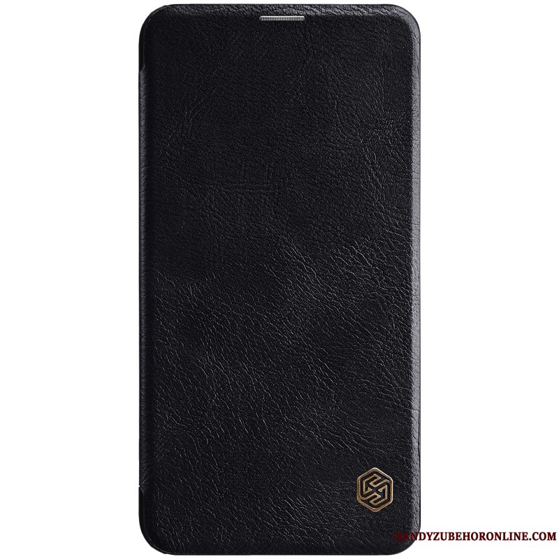 Etui Samsung Galaxy S10 5g Beskyttelse Rød Business, Cover Samsung Galaxy S10 5g Læder Guld Kort