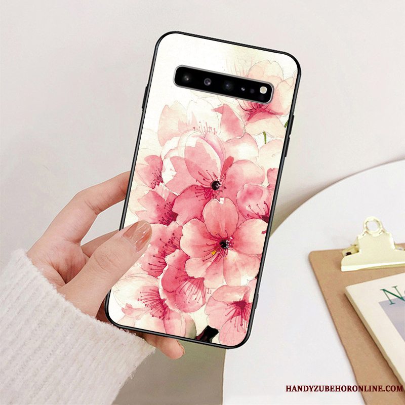 Etui Samsung Galaxy S10 5g Beskyttelse Simple Kunst, Cover Samsung Galaxy S10 5g Tasker Telefonkinesisk Stil