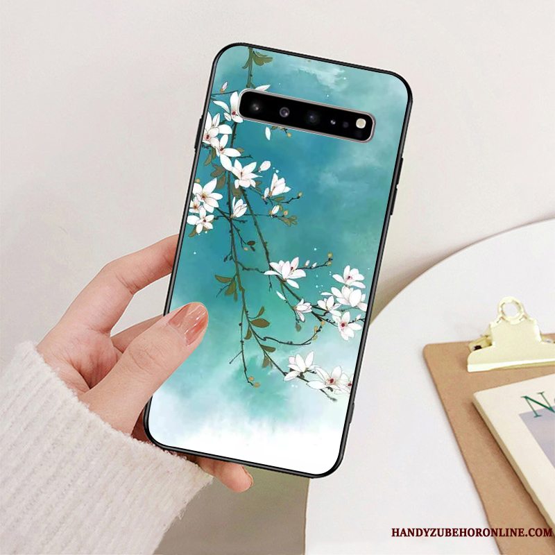 Etui Samsung Galaxy S10 5g Beskyttelse Simple Kunst, Cover Samsung Galaxy S10 5g Tasker Telefonkinesisk Stil