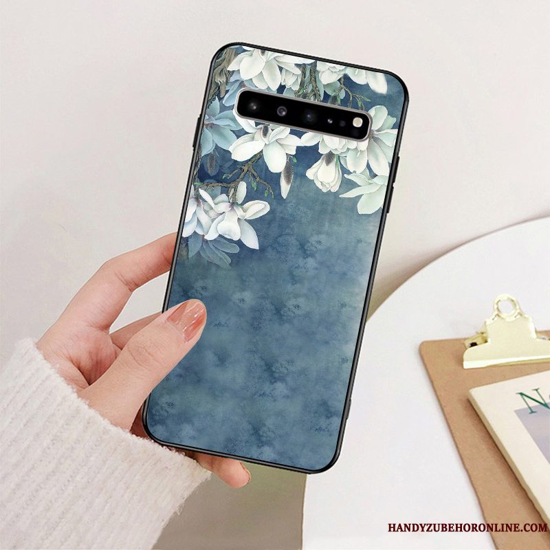 Etui Samsung Galaxy S10 5g Beskyttelse Simple Kunst, Cover Samsung Galaxy S10 5g Tasker Telefonkinesisk Stil