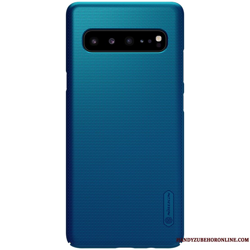 Etui Samsung Galaxy S10 5g Beskyttelse Skridsikre Guld, Cover Samsung Galaxy S10 5g Hård Nubuck