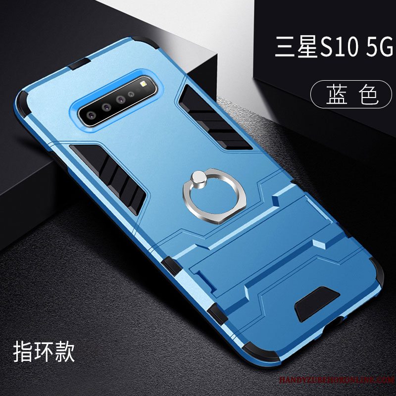 Etui Samsung Galaxy S10 5g Blød Hård Trendy, Cover Samsung Galaxy S10 5g Support Tynd Telefon