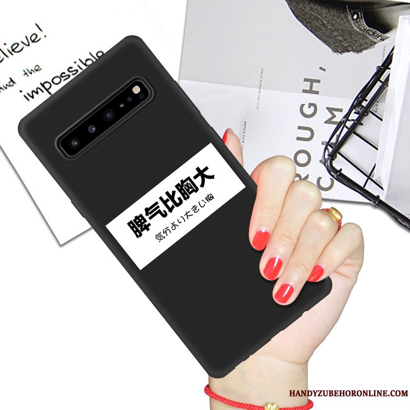 Etui Samsung Galaxy S10 5g Cartoon Sort Telefon, Cover Samsung Galaxy S10 5g Beskyttelse Net Red