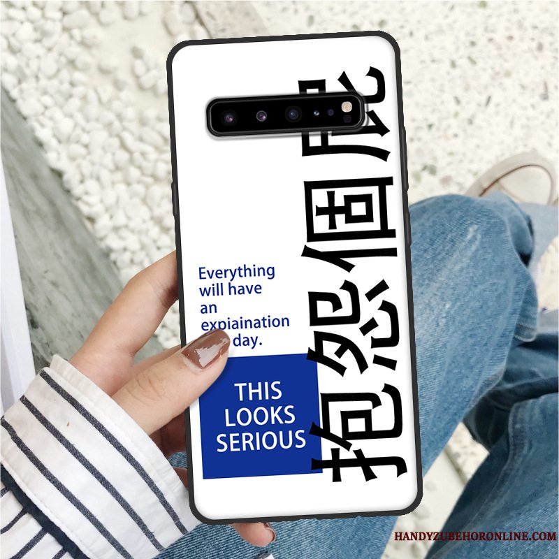 Etui Samsung Galaxy S10 5g Cartoon Trendy Rød, Cover Samsung Galaxy S10 5g Beskyttelse Telefon