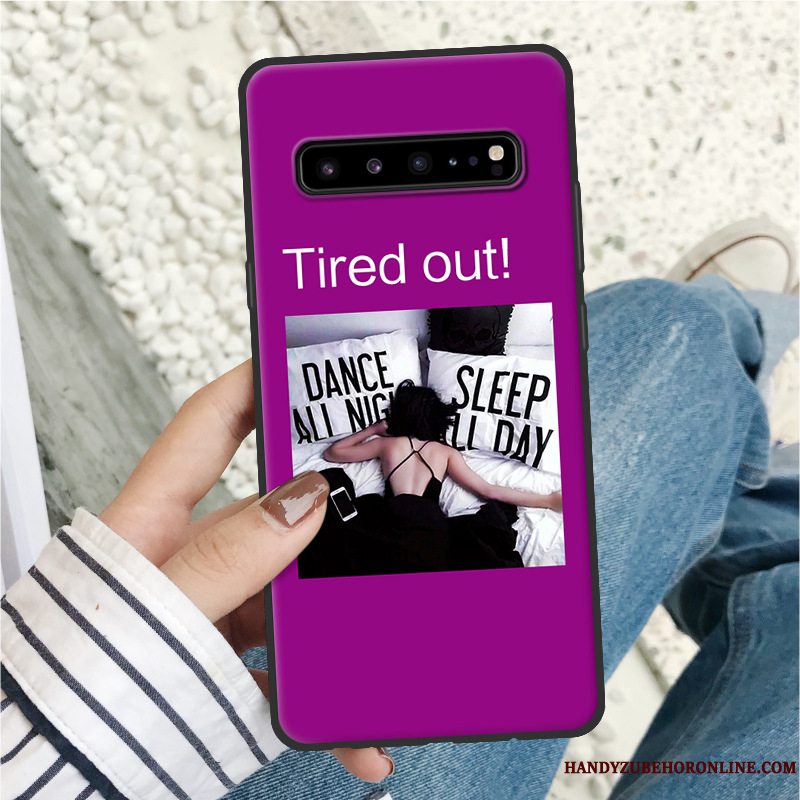 Etui Samsung Galaxy S10 5g Cartoon Trendy Rød, Cover Samsung Galaxy S10 5g Beskyttelse Telefon