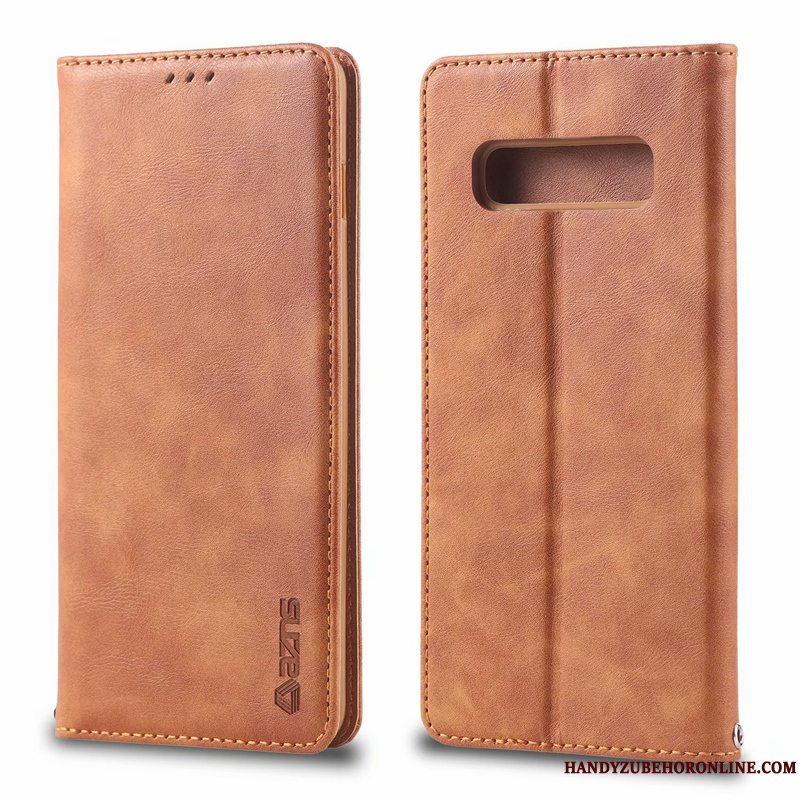 Etui Samsung Galaxy S10 5g Læder Business High End, Cover Samsung Galaxy S10 5g Beskyttelse Elegante Kort