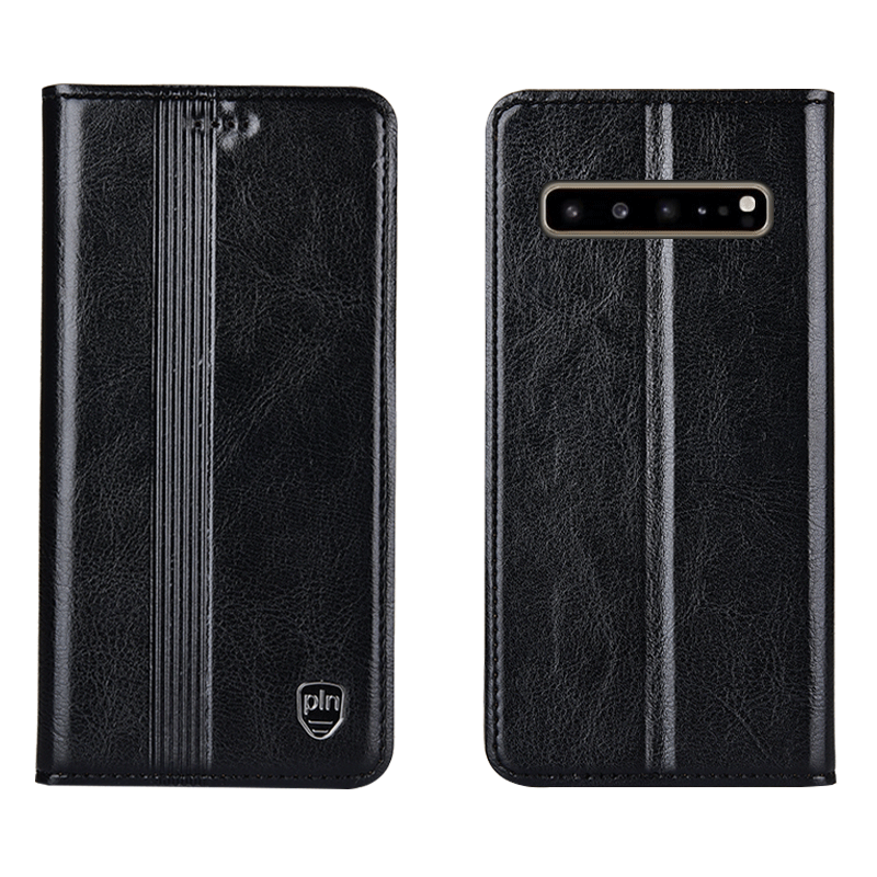 Etui Samsung Galaxy S10 5g Læder Telefonrød, Cover Samsung Galaxy S10 5g Tasker