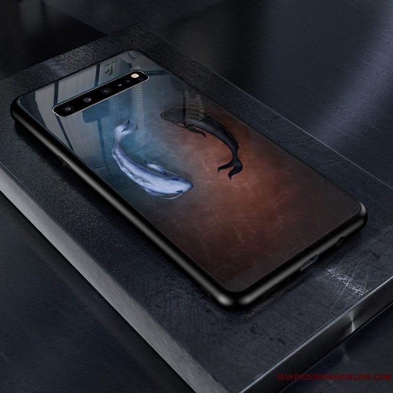 Etui Samsung Galaxy S10 5g Malet Elskeren Net Red, Cover Samsung Galaxy S10 5g Beskyttelse Trend Telefon