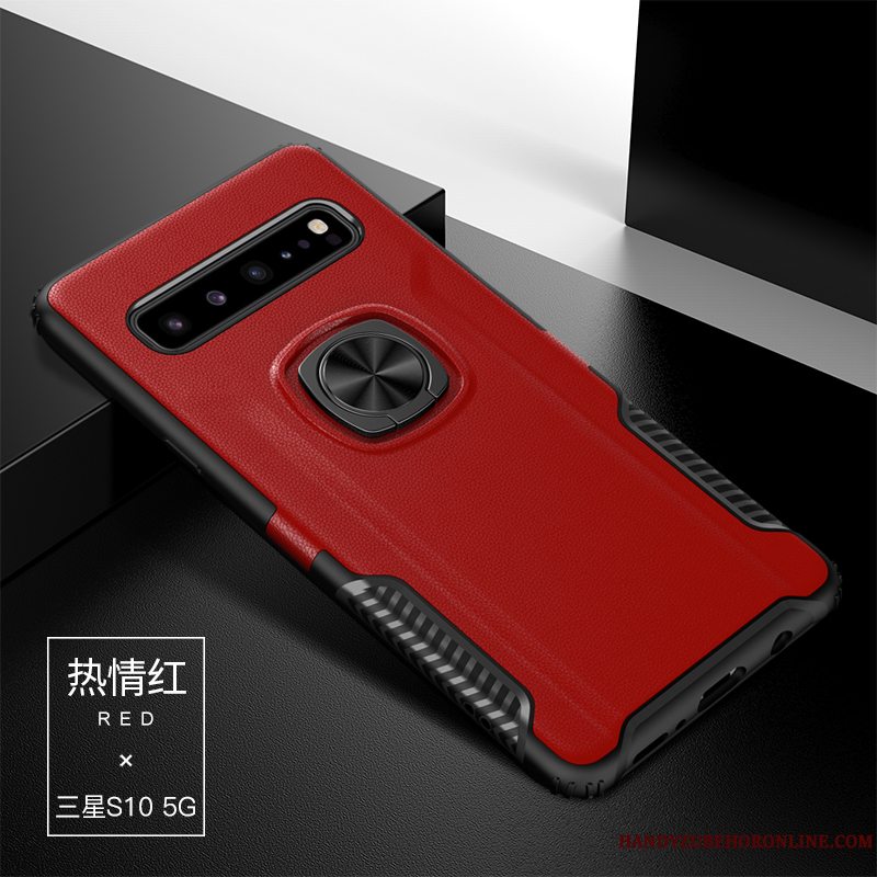 Etui Samsung Galaxy S10 5g Tasker Magnetisk Anti-fald, Cover Samsung Galaxy S10 5g Blød Trend Telefon