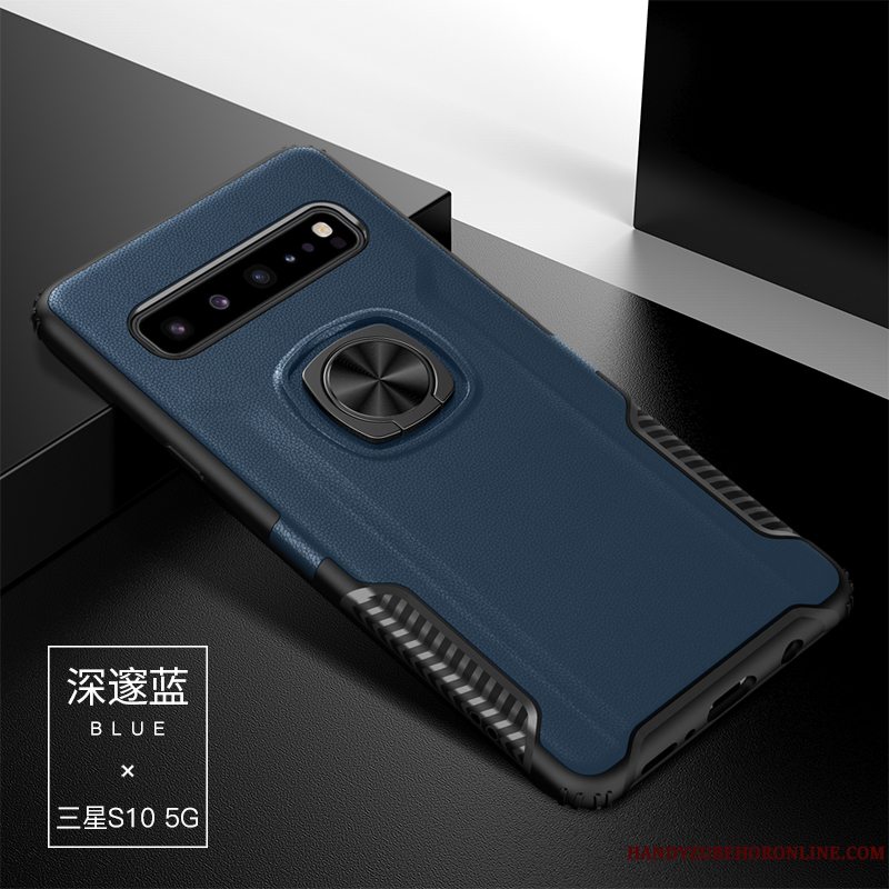 Etui Samsung Galaxy S10 5g Tasker Magnetisk Anti-fald, Cover Samsung Galaxy S10 5g Blød Trend Telefon