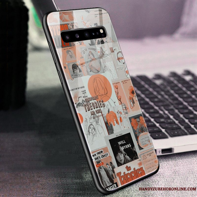 Etui Samsung Galaxy S10 5g Tasker Telefongrøn, Cover Samsung Galaxy S10 5g Glas