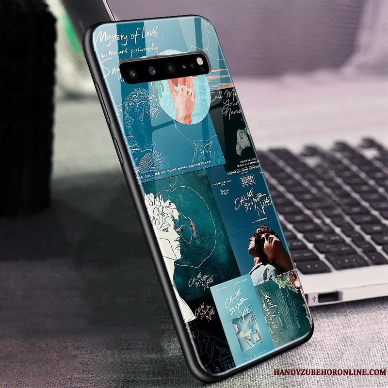 Etui Samsung Galaxy S10 5g Tasker Telefongrøn, Cover Samsung Galaxy S10 5g Glas