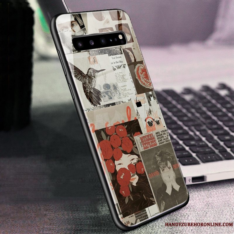 Etui Samsung Galaxy S10 5g Tasker Telefongrøn, Cover Samsung Galaxy S10 5g Glas