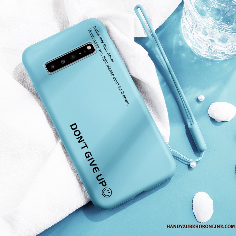 Etui Samsung Galaxy S10 5g Tasker Tynd Ny, Cover Samsung Galaxy S10 5g Silikone Hængende Ornamenter Elskeren