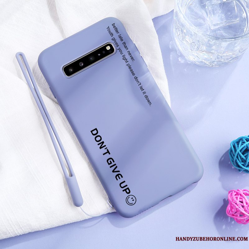 Etui Samsung Galaxy S10 5g Tasker Tynd Ny, Cover Samsung Galaxy S10 5g Silikone Hængende Ornamenter Elskeren