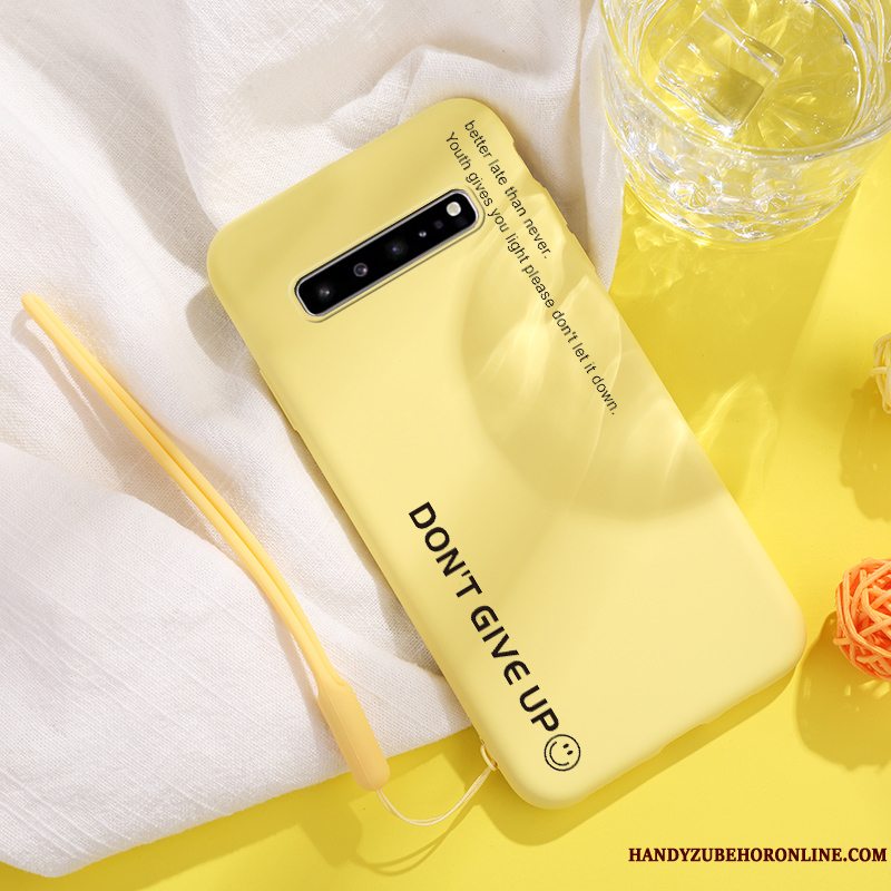 Etui Samsung Galaxy S10 5g Tasker Tynd Ny, Cover Samsung Galaxy S10 5g Silikone Hængende Ornamenter Elskeren