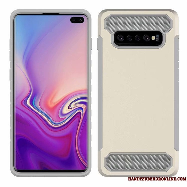 Etui Samsung Galaxy S10 Anti-fald Business, Cover Samsung Galaxy S10 Fiber Telefon