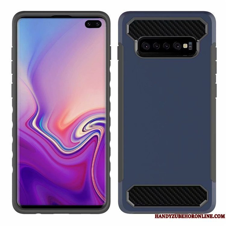 Etui Samsung Galaxy S10 Anti-fald Business, Cover Samsung Galaxy S10 Fiber Telefon