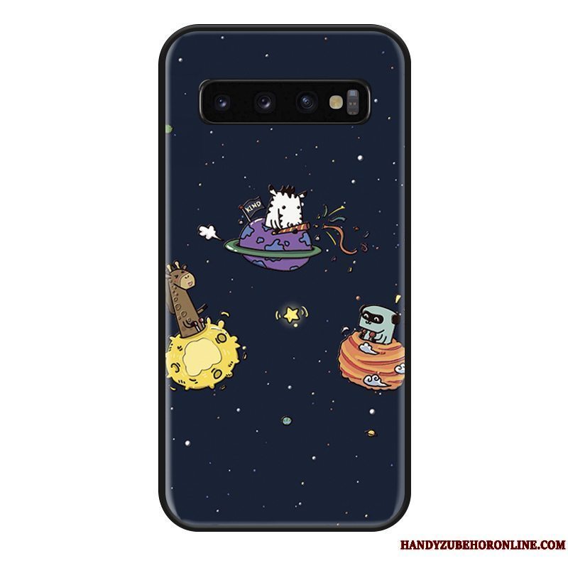 Etui Samsung Galaxy S10 Beskyttelse Anti-fald Smuk, Cover Samsung Galaxy S10 Cartoon Hængende Ornamenter Business