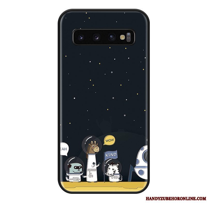 Etui Samsung Galaxy S10 Beskyttelse Anti-fald Smuk, Cover Samsung Galaxy S10 Cartoon Hængende Ornamenter Business