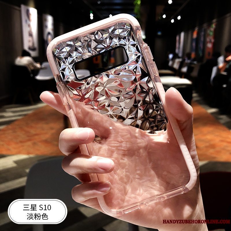 Etui Samsung Galaxy S10 Beskyttelse Anti-fald Telefon, Cover Samsung Galaxy S10 Blød Net Red Ny