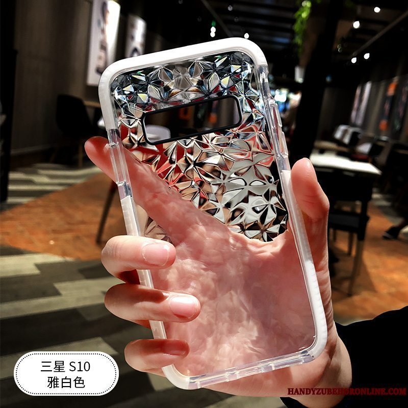Etui Samsung Galaxy S10 Beskyttelse Anti-fald Telefon, Cover Samsung Galaxy S10 Blød Net Red Ny