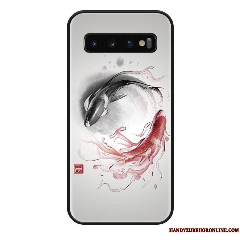 Etui Samsung Galaxy S10 Beskyttelse Grøn Anti-fald, Cover Samsung Galaxy S10 Mode Telefontrendy