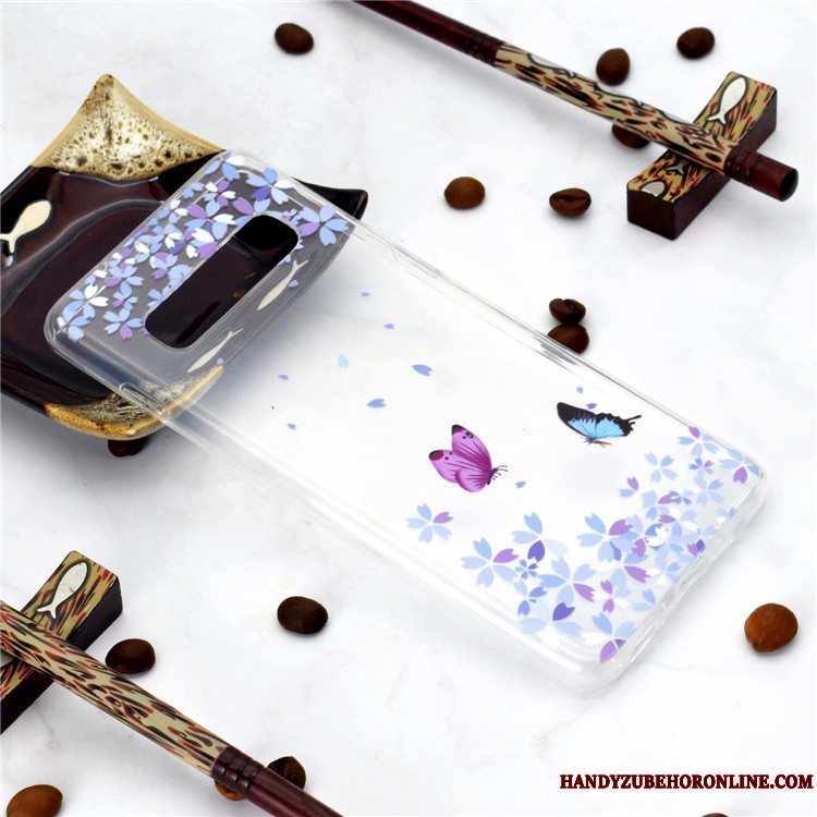 Etui Samsung Galaxy S10 Blød Telefonhøj, Cover Samsung Galaxy S10 Cartoon Ny Gennemsigtig