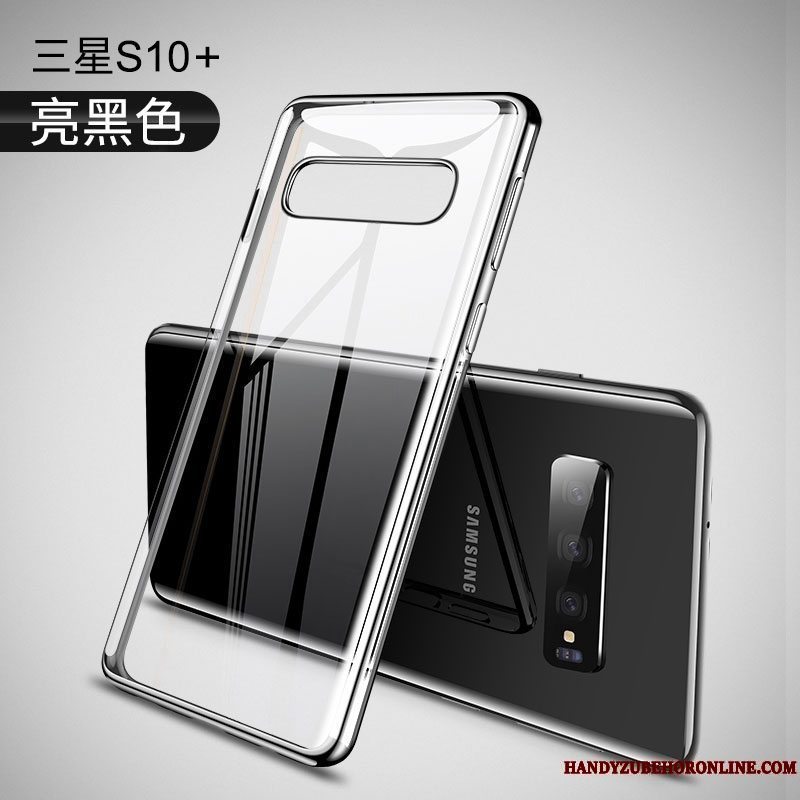 Etui Samsung Galaxy S10+ Blød Trend Tynd, Cover Samsung Galaxy S10+ Tasker Anti-fald Telefon