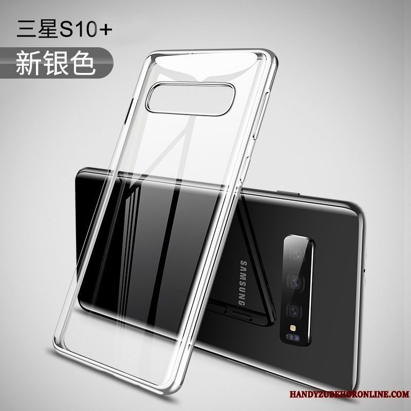 Etui Samsung Galaxy S10+ Blød Trend Tynd, Cover Samsung Galaxy S10+ Tasker Anti-fald Telefon