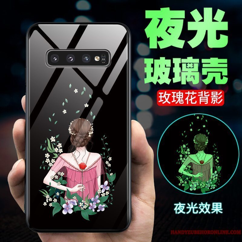 Etui Samsung Galaxy S10+ Cartoon Anti-fald Hård, Cover Samsung Galaxy S10+ Kreativ Lyser Af Personlighed