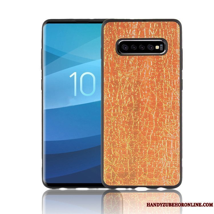 Etui Samsung Galaxy S10 Kreativ Af Personlighed Anti-fald, Cover Samsung Galaxy S10 Telefonsort