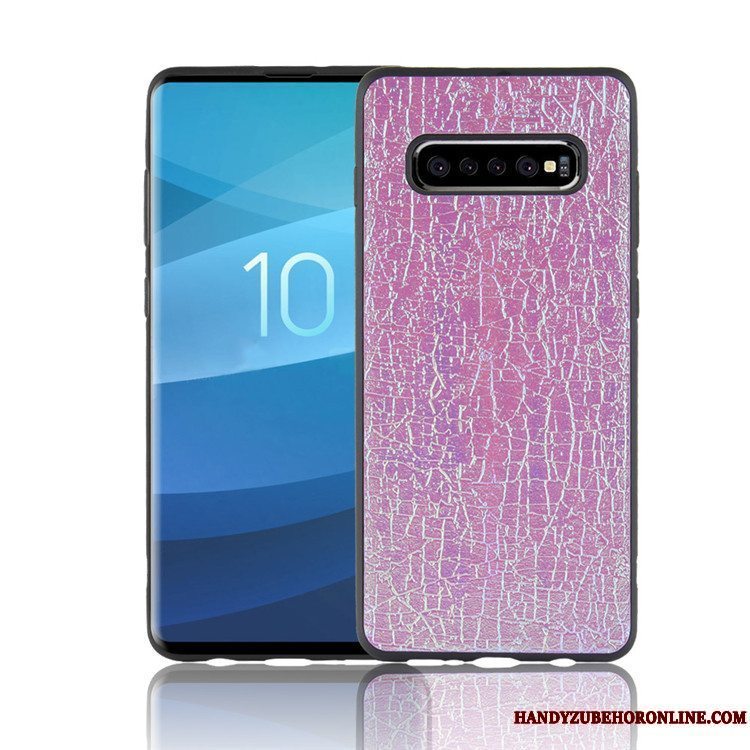 Etui Samsung Galaxy S10 Kreativ Af Personlighed Anti-fald, Cover Samsung Galaxy S10 Telefonsort