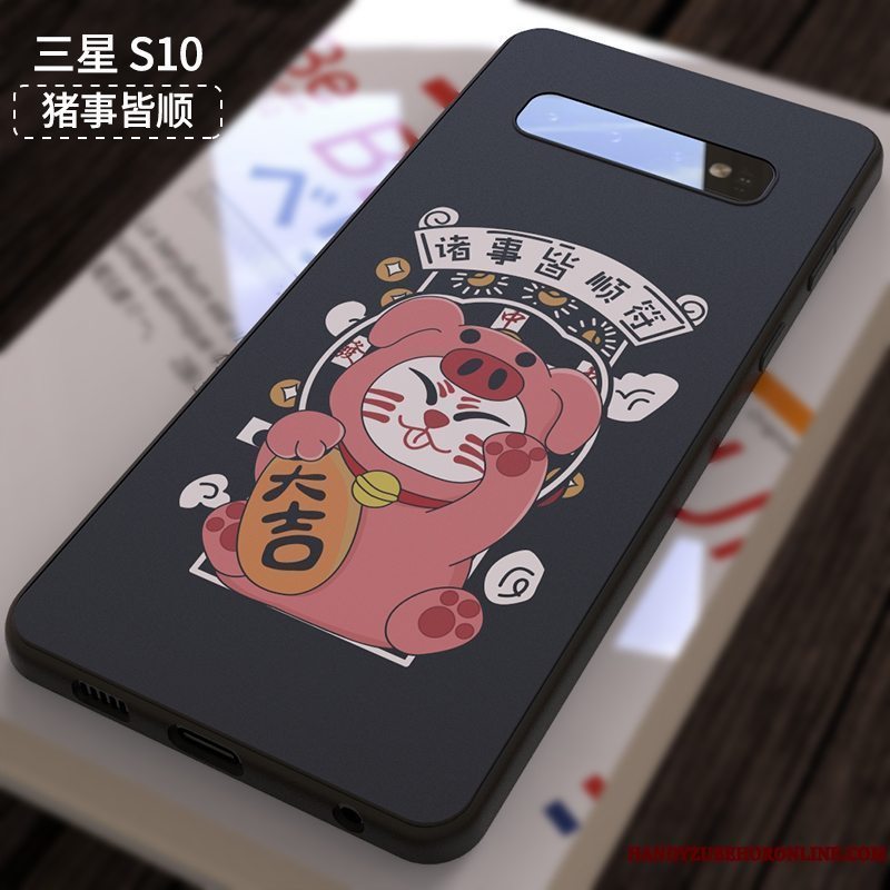 Etui Samsung Galaxy S10 Kreativ Af Personlighed Telefon, Cover Samsung Galaxy S10 Tasker Smuk Nubuck