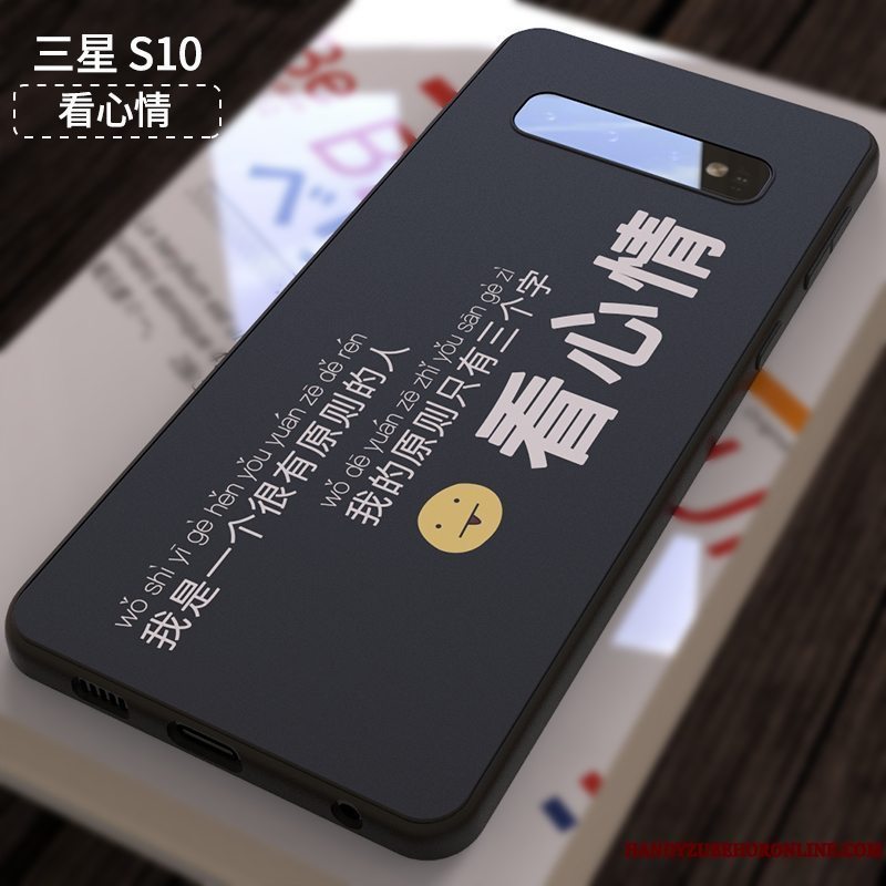 Etui Samsung Galaxy S10 Kreativ Af Personlighed Telefon, Cover Samsung Galaxy S10 Tasker Smuk Nubuck