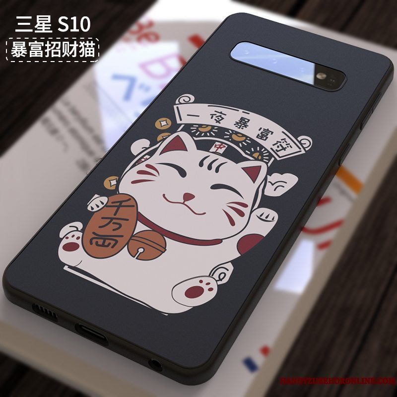 Etui Samsung Galaxy S10 Kreativ Af Personlighed Telefon, Cover Samsung Galaxy S10 Tasker Smuk Nubuck