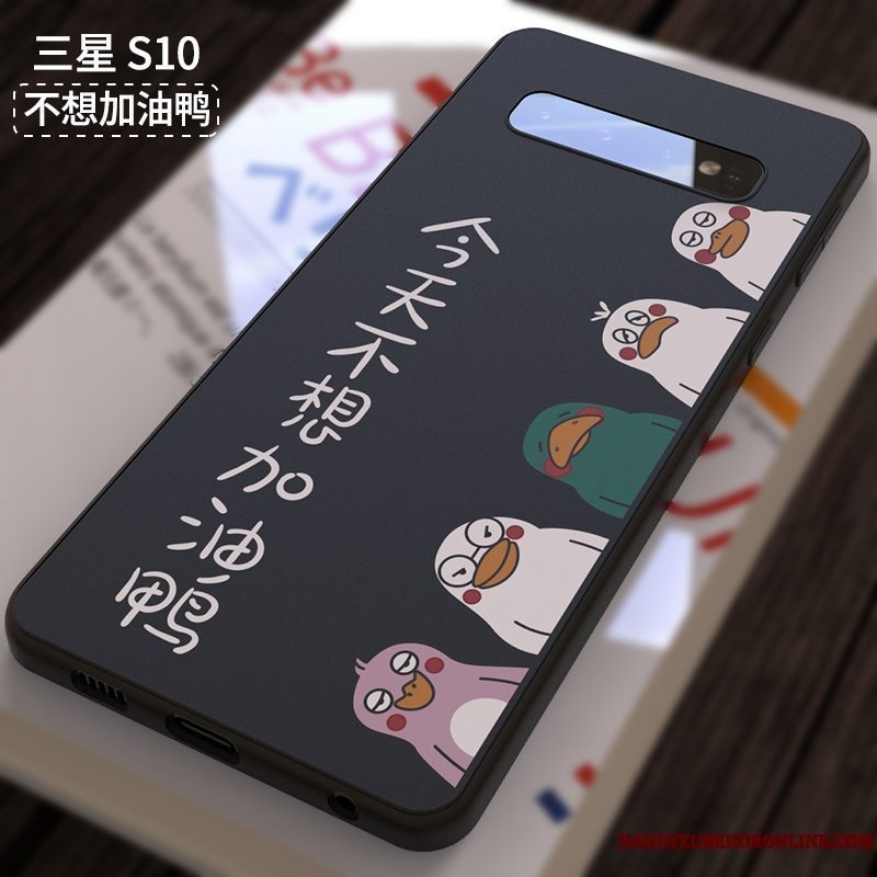 Etui Samsung Galaxy S10 Kreativ Af Personlighed Telefon, Cover Samsung Galaxy S10 Tasker Smuk Nubuck