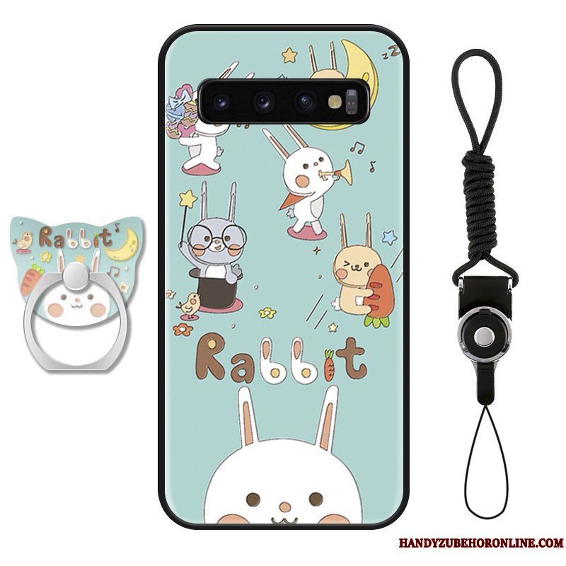 Etui Samsung Galaxy S10+ Kreativ Hængende Ornamenter Kat, Cover Samsung Galaxy S10+ Mode Af Personlighed Trendy