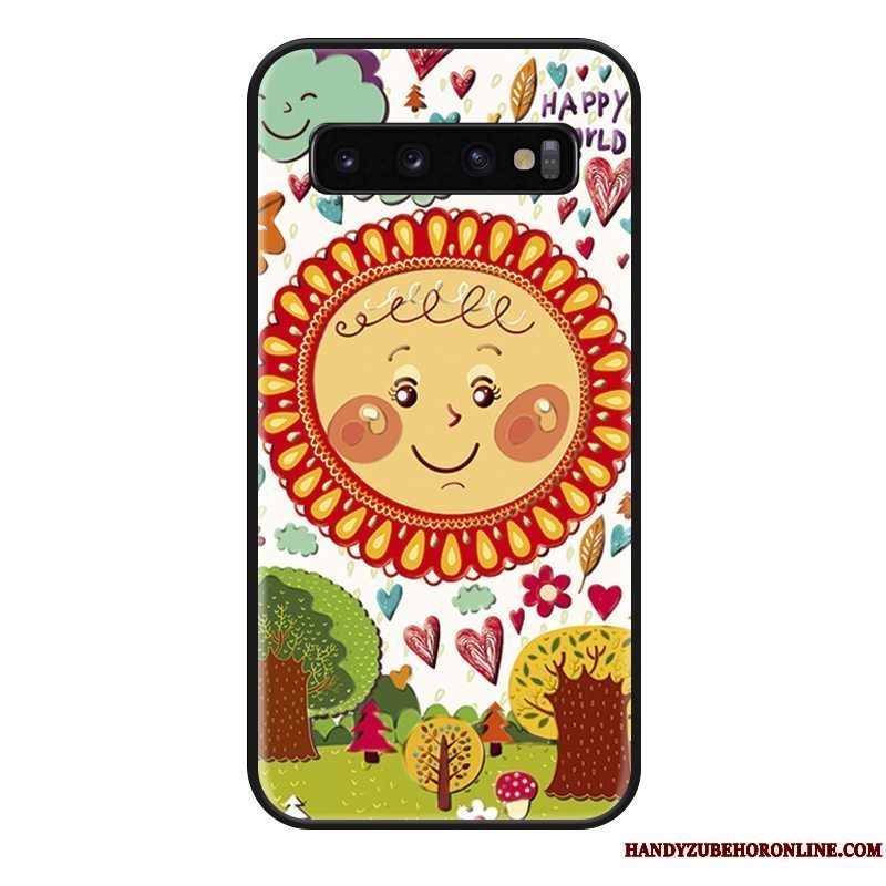 Etui Samsung Galaxy S10 Kreativ Hængende Ornamenter Trendy, Cover Samsung Galaxy S10 Cartoon Elskeren Telefon